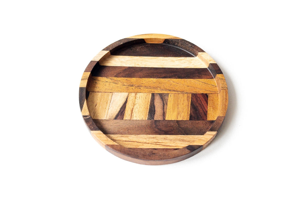 (Pre-Order) Reclaimed Wood Coasters, Set of 2 - Home - PURNAMA